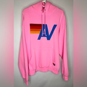 Aviator Nation Logo Pullover Relaxed Hoodie